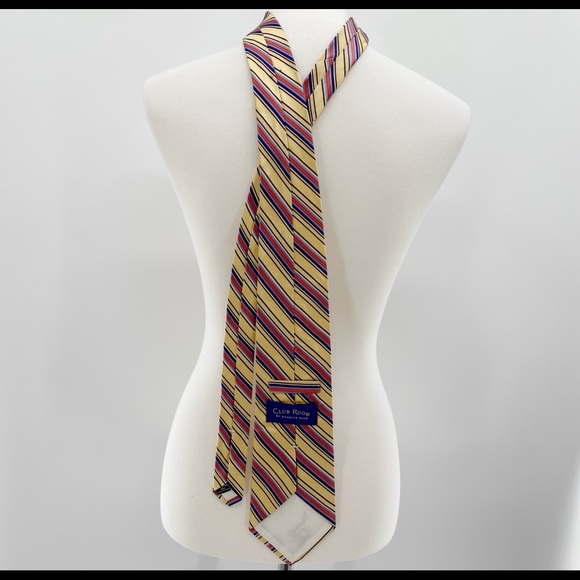 Club Room by Charter Club, 100% Silk Tie - Picture 2 of 3